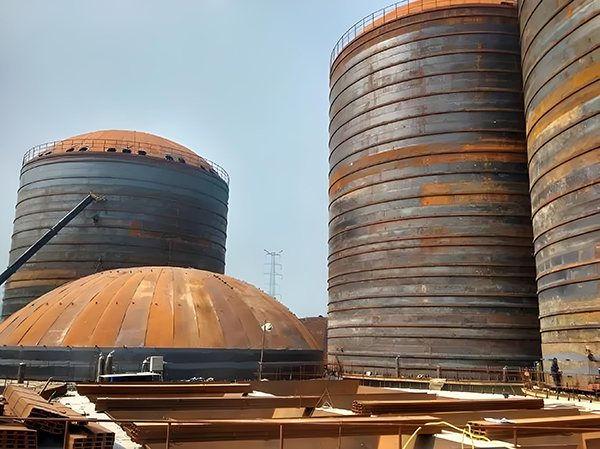 陈场镇焦粉钢板仓